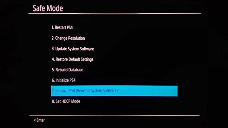 Étape 3 : réinstallez le logiciel PS4