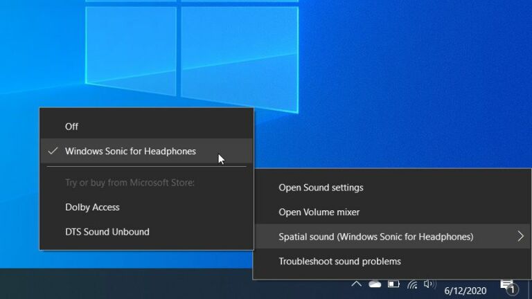 Windows Sonic for Headphones