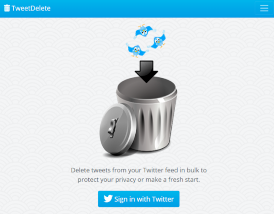 Supprimer des tweets avec TweetDelete