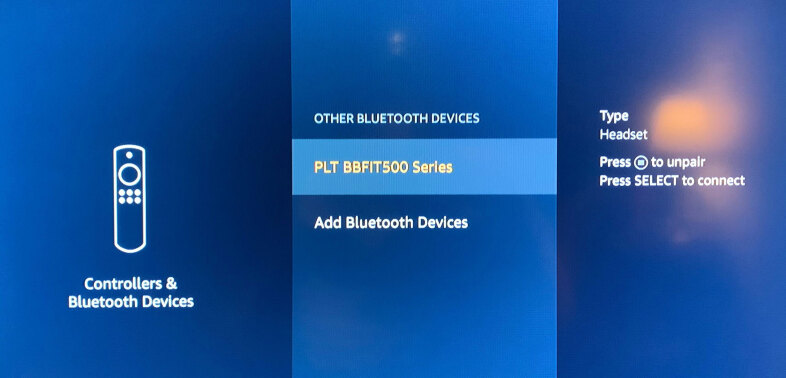 Bluetoothヘッドフォンで聞く