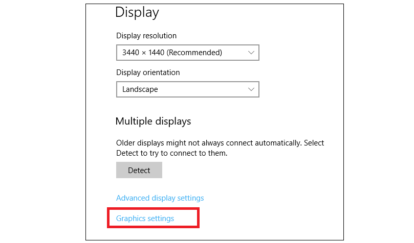 Configurações de VRS 1