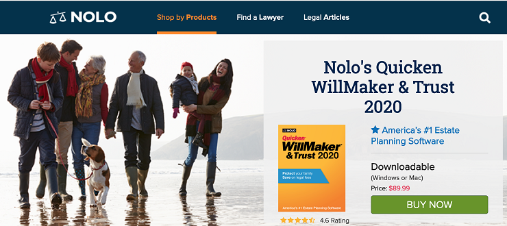 Quicken Willmaker & Trust di Nolo