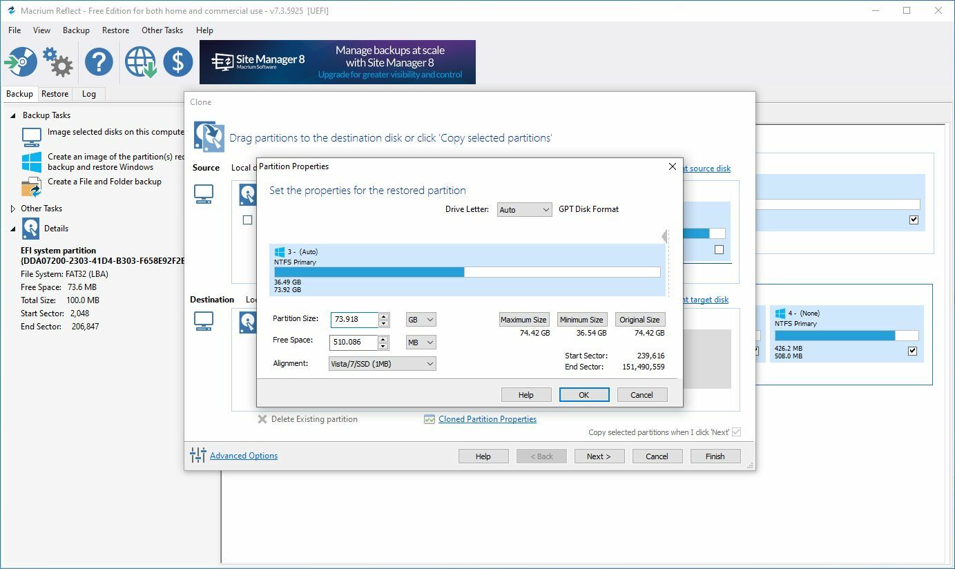 Macrium-Partition