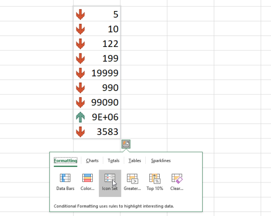 Eseguire analisi rapide