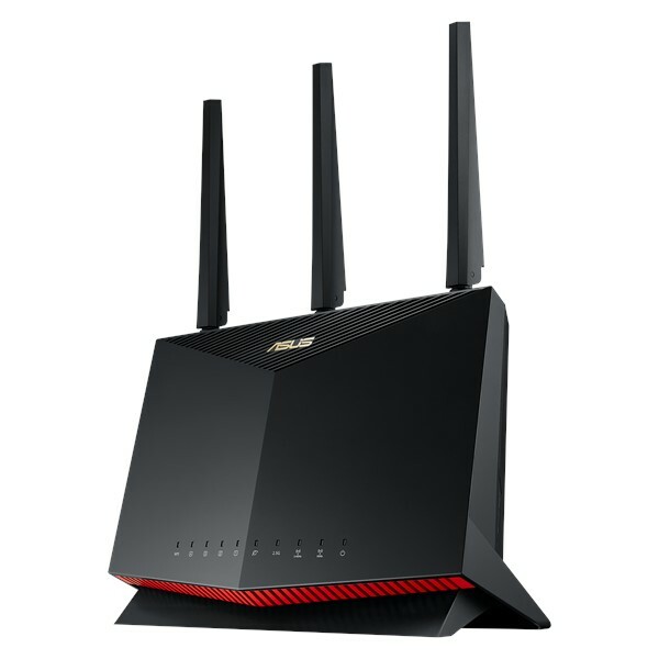 Asus RT-AX86U Wi-Fi6ルーターの正面図