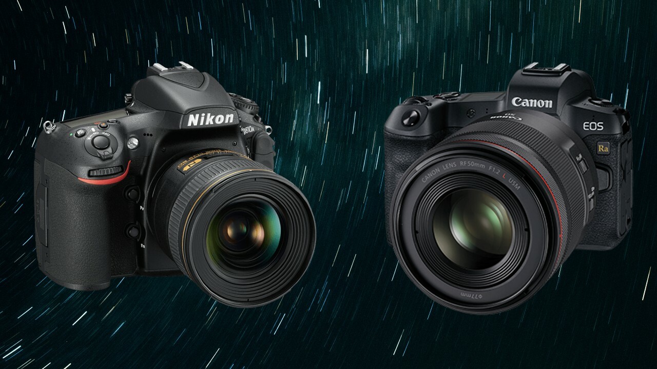 Canon EOS Ra et Nikon D810A