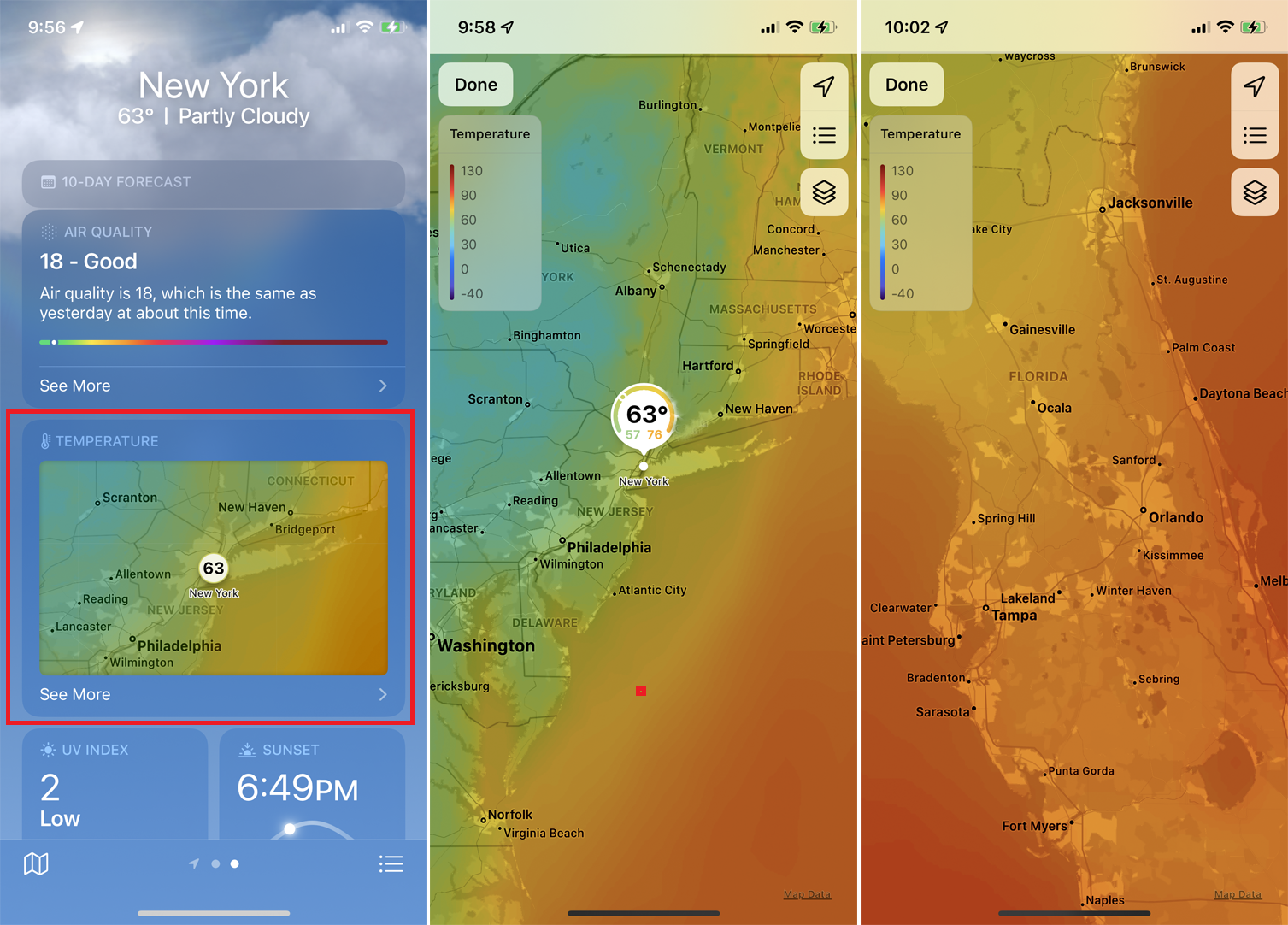 mapa de temperatura