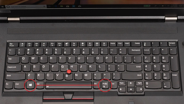 Windows Key PrtSc per screenshot in Windows 11