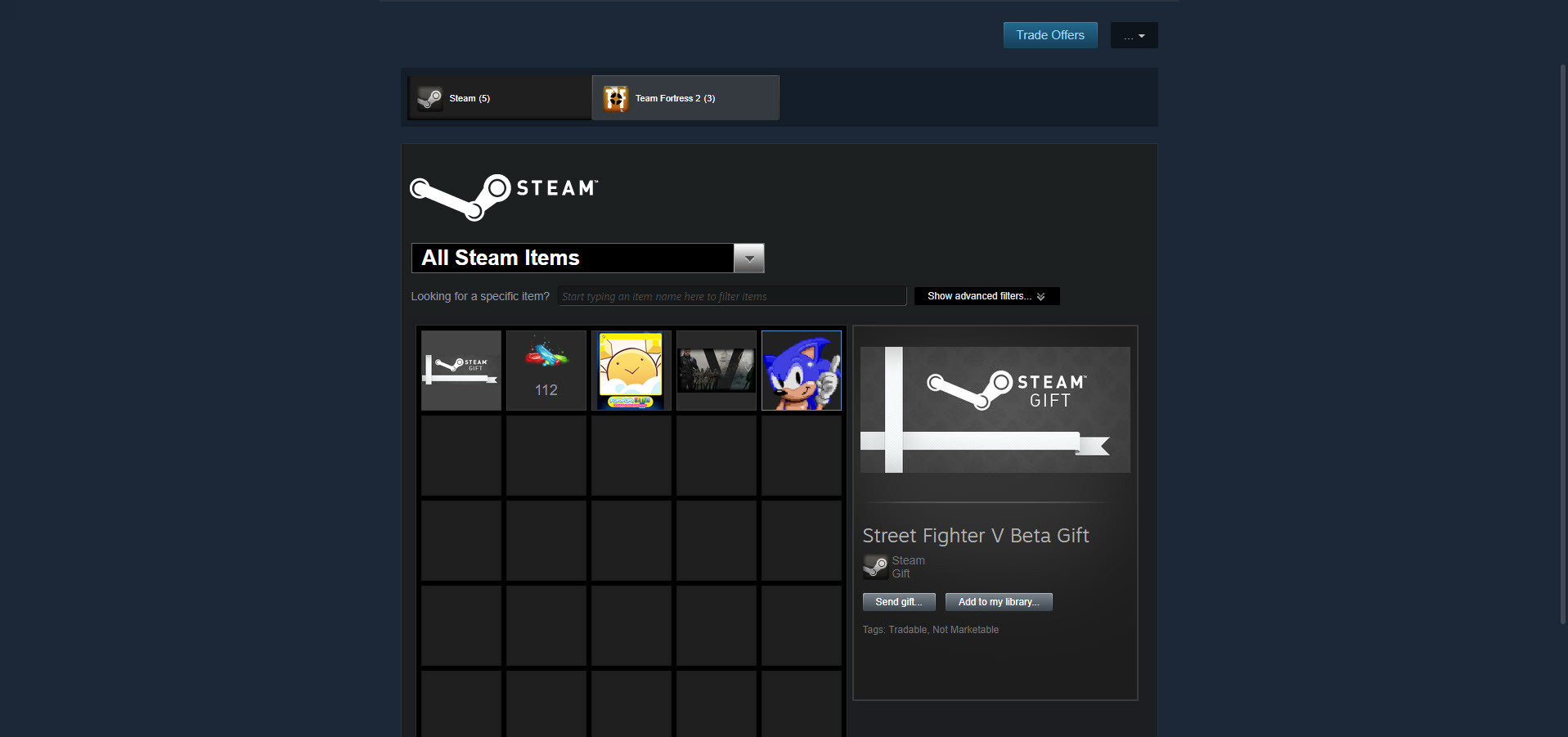 Steam-Sammelkarten