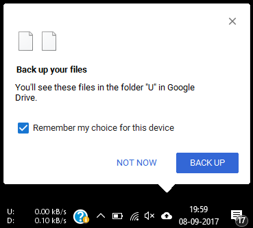 Backup del disco rigido di Google 7