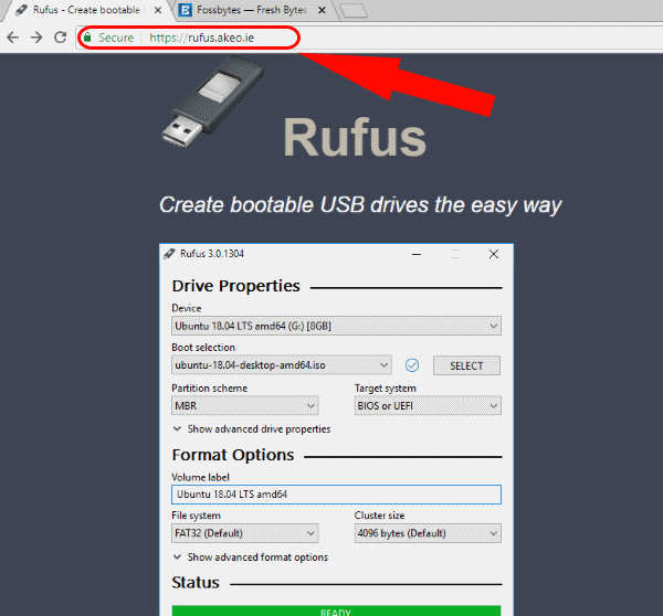 Situs Resmi RUFUS