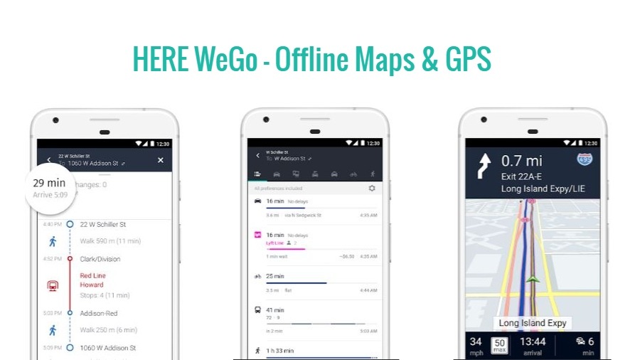 Alternative à Google Maps - Ici WeGo