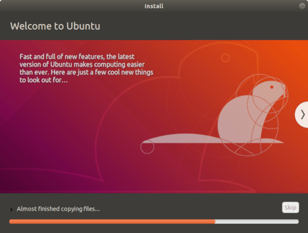 Comment installer Ubuntu 18.04 Bionic Beaver et 18.10 Cosmic Cuttlefish