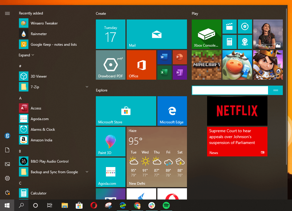 Como personalizar o Windows 10 5.2 Personalizar o menu Iniciar