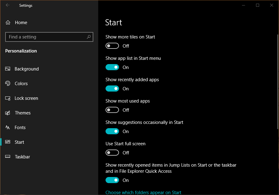 Como personalizar o Windows 10 5.1 Personalizar o menu Iniciar