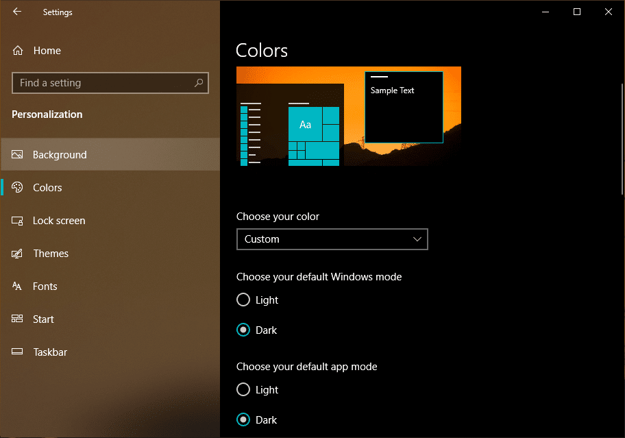 Como personalizar o Windows 1.1 Temas personalizados do Windows 10