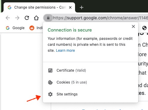 débloquer des sites en chrome