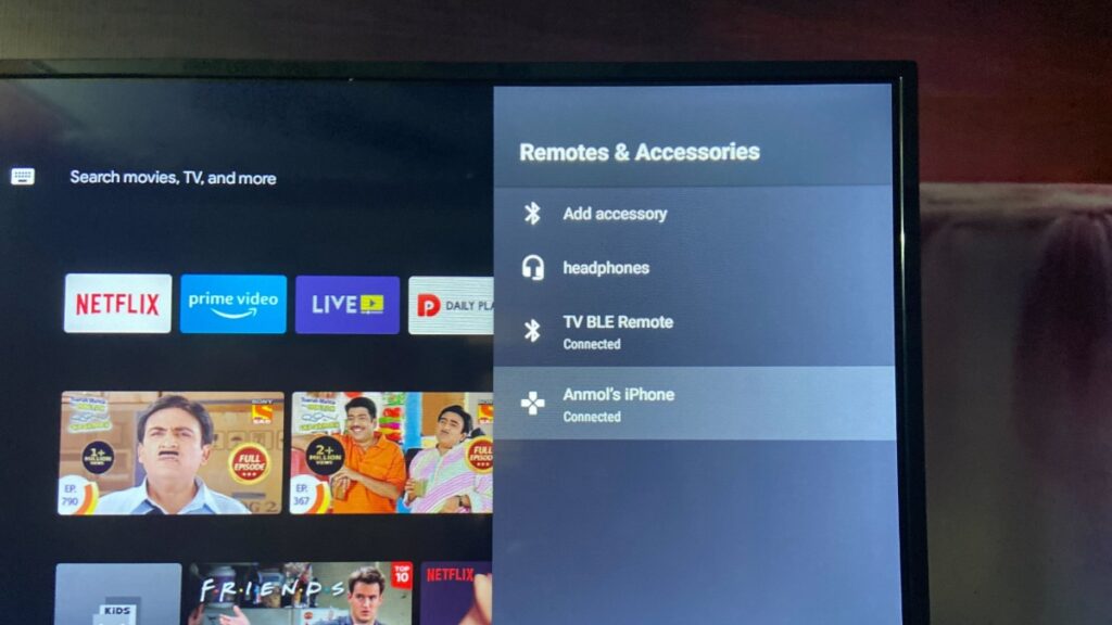 Associer le téléphone à Android TV 2