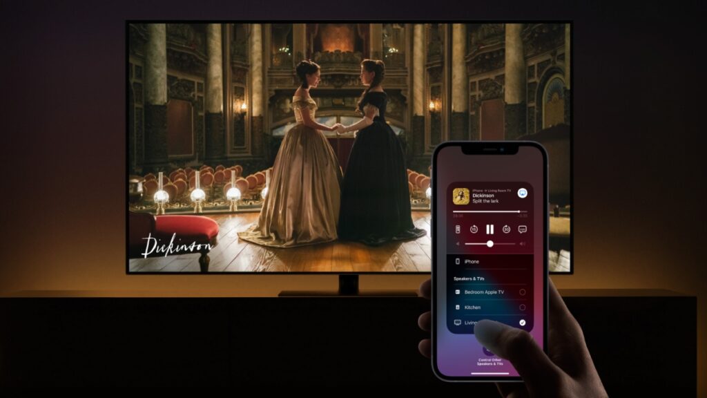 Apple AirPlay connecte l'iPhone à la télévision