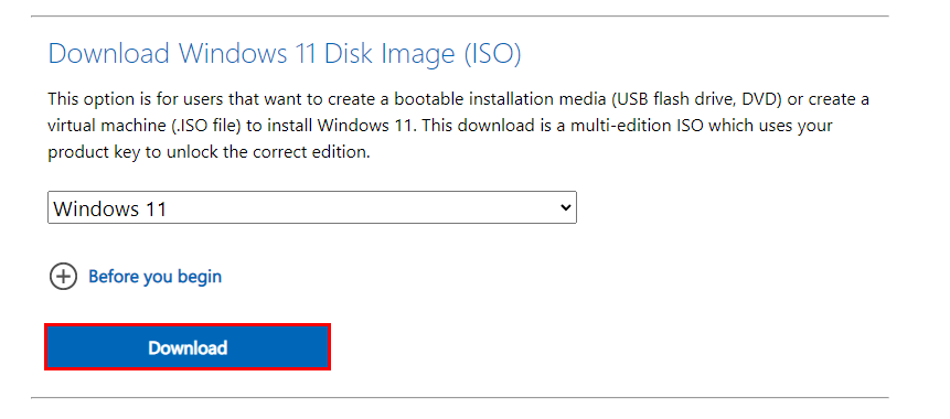 télécharger l'option windows 11