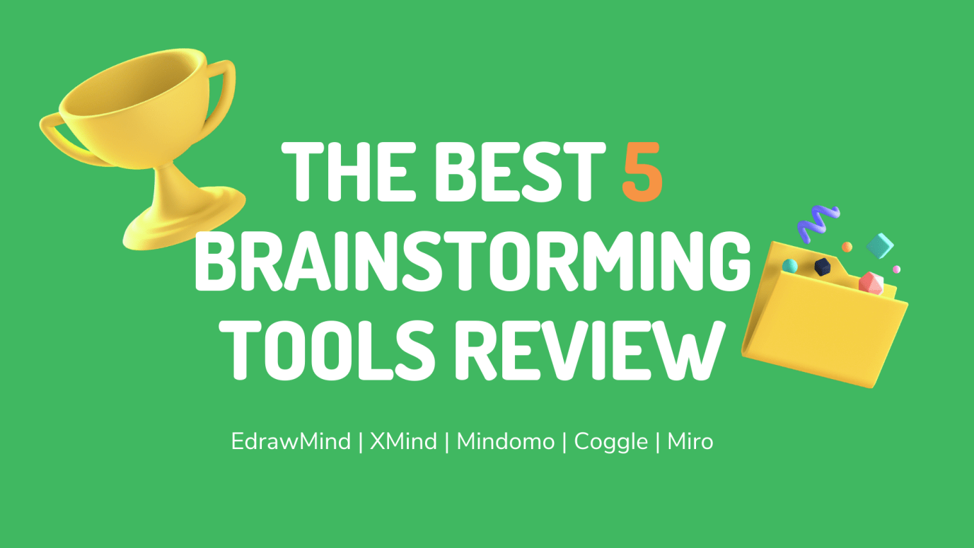 En İyi 5 Beyin Fırtınası Aracı İncelemesi: EdrawMind, XMind, Mindomo, Coggle ve Miro