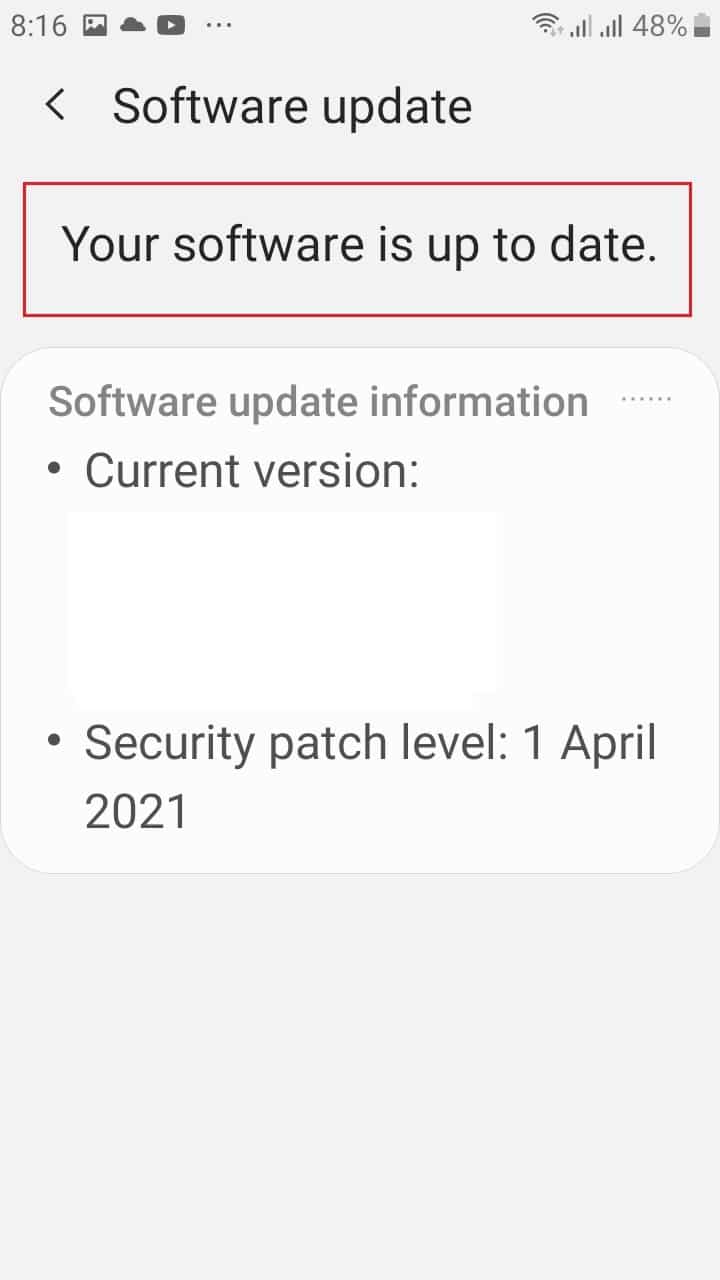 Seu software está atualizado no celular Samsung