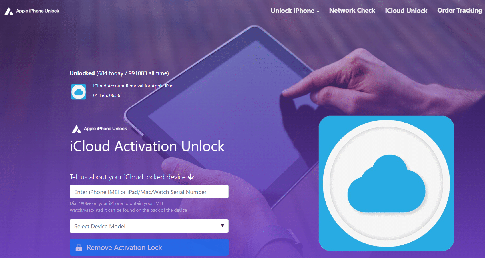 Apple iPhone Unlock-Website