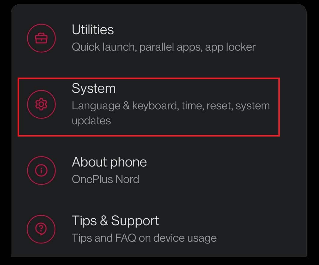 Przejdź do ustawień. Przewiń w dół i dotknij System. dlaczego mój telefon mówi LTE zamiast 4G?