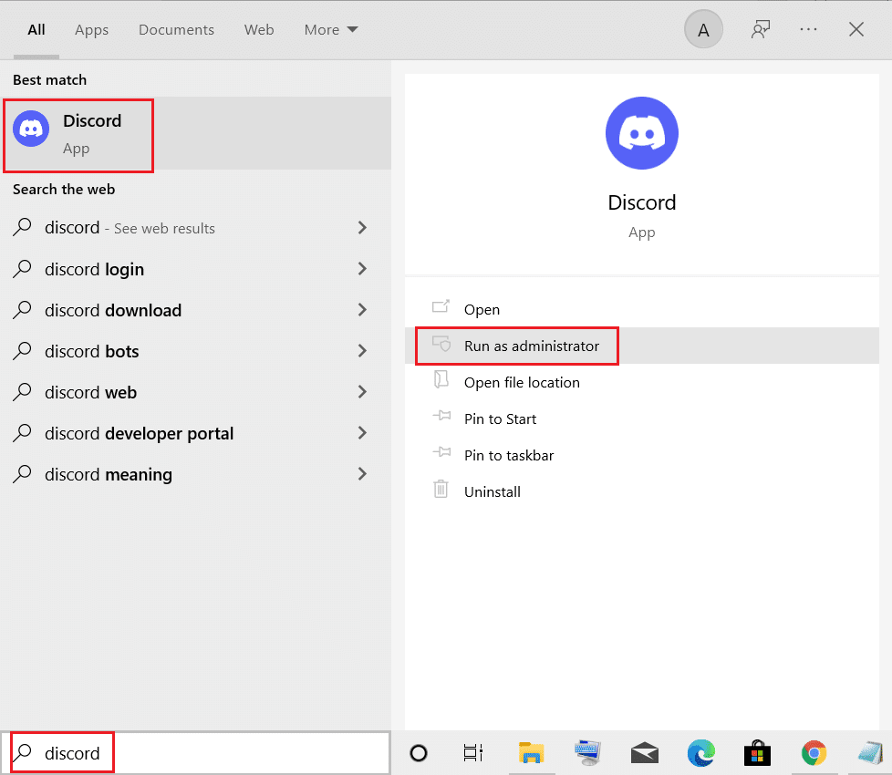 Öffnen Sie die Discord-App als Administrator. Behebung, dass Discord das Mikrofon nicht erkennt