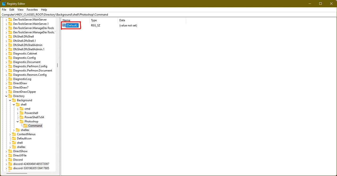 기본값 파일을 두 번 클릭합니다. Windows 11에서 바탕 화면 바로 가기를 만드는 방법