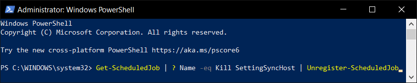 Windows Powershell-Befehl