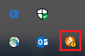 Avast Antivirus-Symbol in der Taskleiste