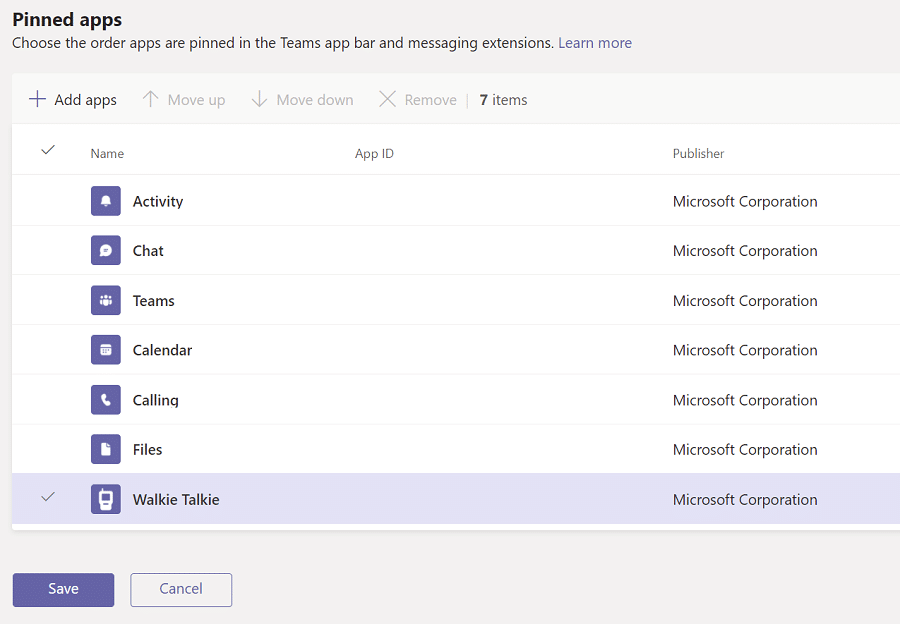 Activați Microsoft Teams Push to Talk