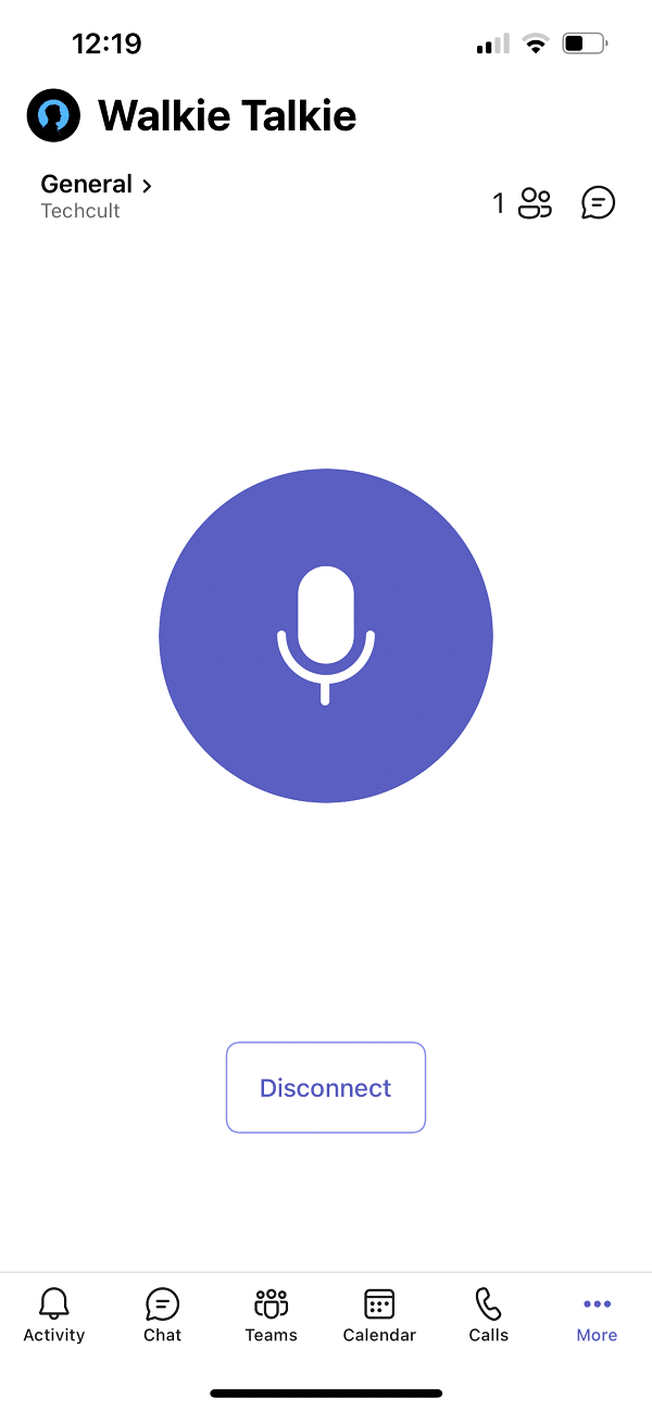 Appuyez longuement sur le symbole du microphone pour réactiver le son et parler