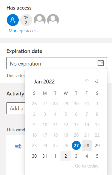 Di sini, pilih tanggal di kalender | Di mana Rekaman Microsoft Teams Disimpan