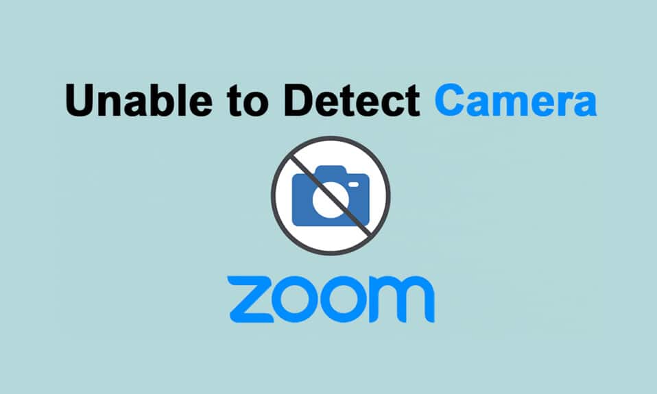 Fix Zoom no puede detectar una cámara