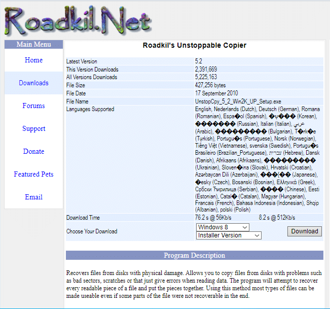 Pagina di download per Unstoppable Copier | Il miglior software di copia file per PC Windows nel 2022