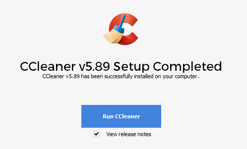 จากนั้นคลิกที่ Run CCleaner และแอพจะเปิดขึ้นทันที