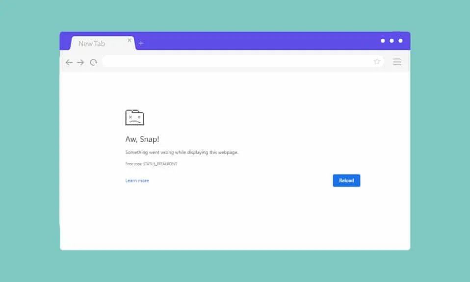 GoogleChromeのステータスブレークポイントエラーを修正