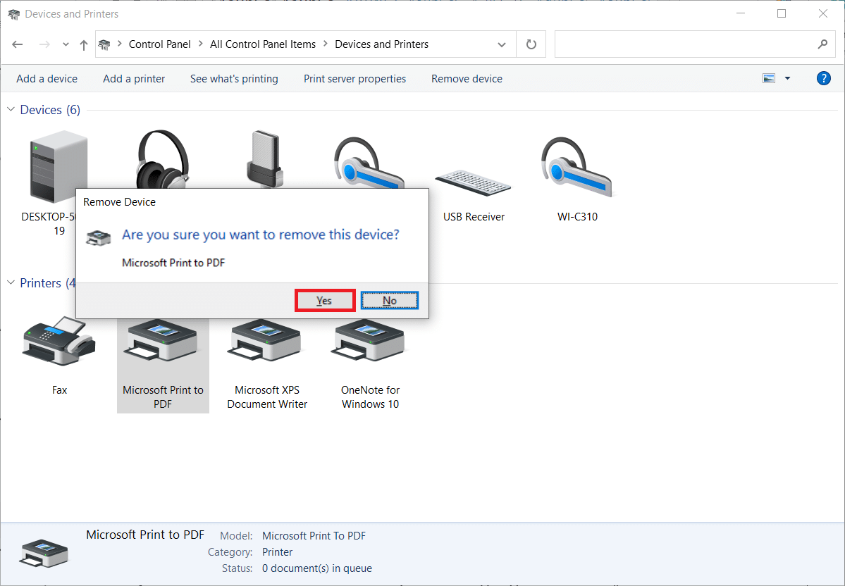 Clique em Sim no prompt. Corrigir o identificador é um erro inválido no Windows 10