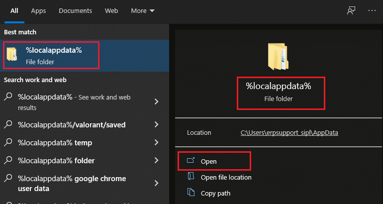 folder localappdata | Kamera Discord nie działa