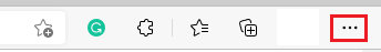 Klicken Sie auf das Symbol mit den drei Punkten neben Ihrem Profilbild. Beheben Sie den Fehler STATUS BREAKPOINT in Microsoft Edge