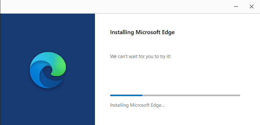 microsoft edge installieren. STATUSZUGRIFFSVERLETZUNG in Chrome behoben