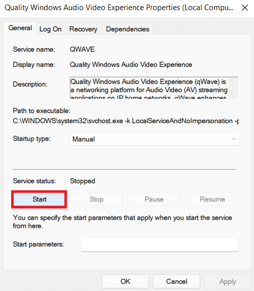 Layanan Mulai Pengalaman Windows Audio Video Berkualitas