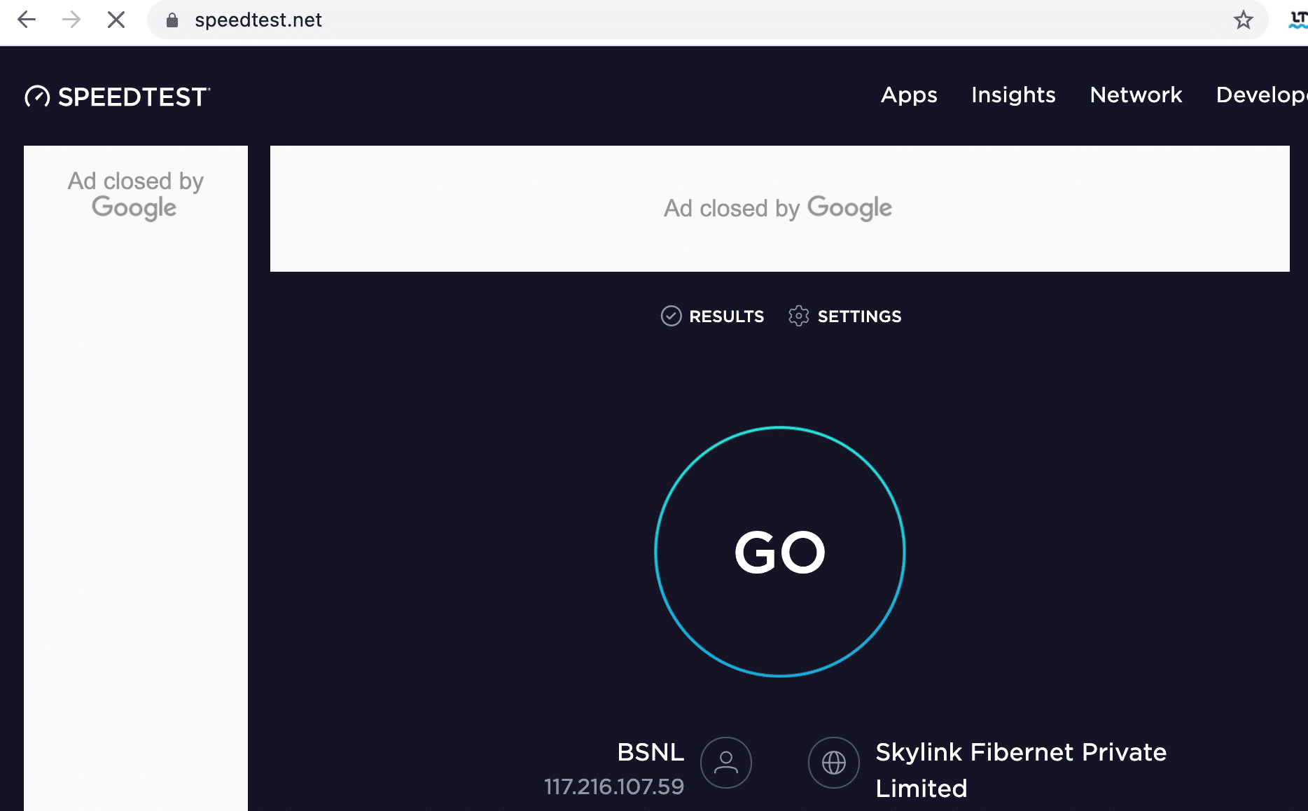 speedtest.net에서 빠른 인터넷 속도 테스트를 할 수 있습니다.