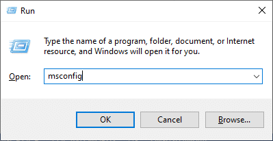 실행 텍스트 상자 msconfig에 다음 명령을 입력한 후 확인 버튼을 클릭합니다. Windows 오류 0 ERROR_SUCCESS 수정 작업이 성공적으로 완료되었습니다.