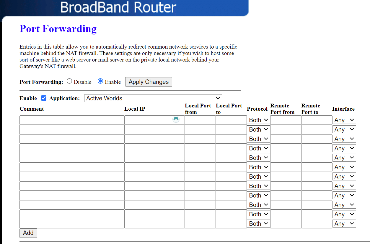 Router przekierowujący porty. Napraw Twoje połączenie zostało przerwane w Microsoft Edge