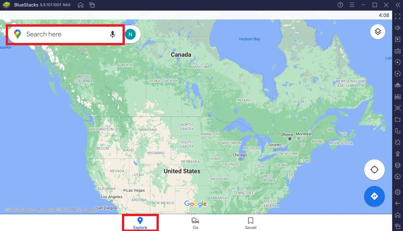 Căutați sau explorați Google Maps