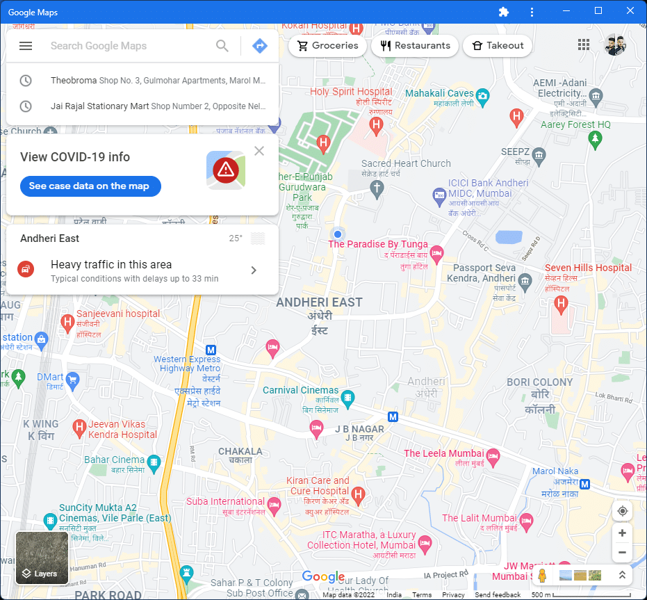 Google 地圖窗口將單獨打開，以像應用程序一樣運行 |如何下載適用於 Windows 10/11 的谷歌地圖
