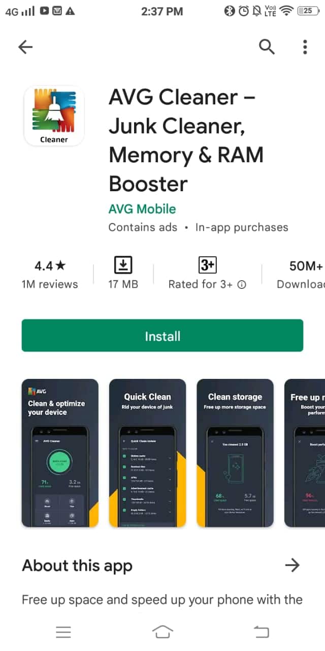 MOY | meilleur nettoyeur gratuit pour Android